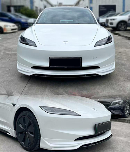Обвес для Tesla Model 3 2017-2023 Тесла тюнинг губа юбки диффузор спойлер