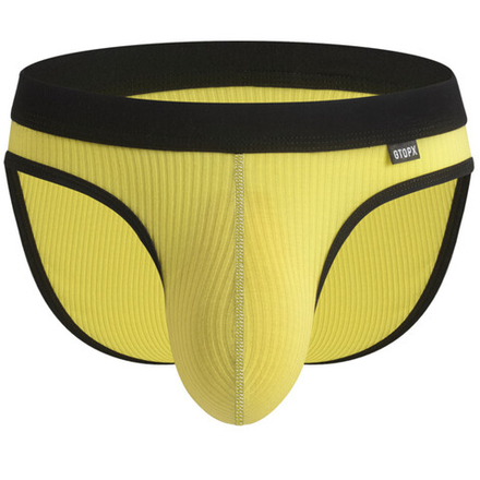Мужские трусы брифы желтые Romeo Rossi RR2081-13