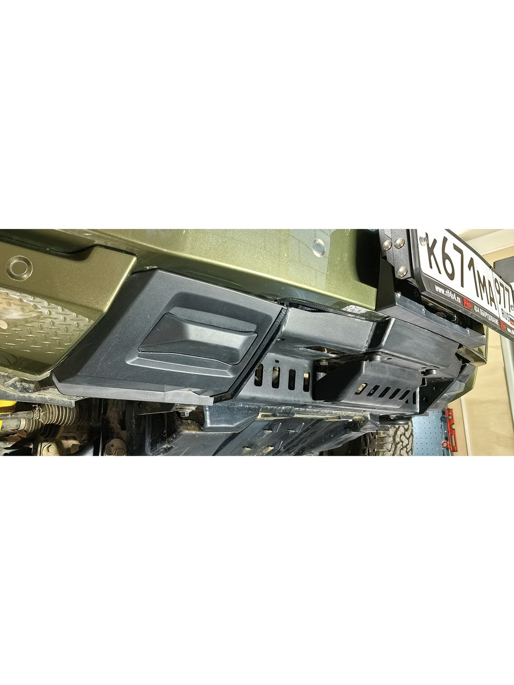 Площадка РИФ под лебёдку с защитой радиаторов в штатный бампер TANK 400