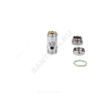 Кран шаровой латунь сливной R65D хром Ду 8 Ру42 НР/штуц 1/4" под ключ Giacomini R65DX011
