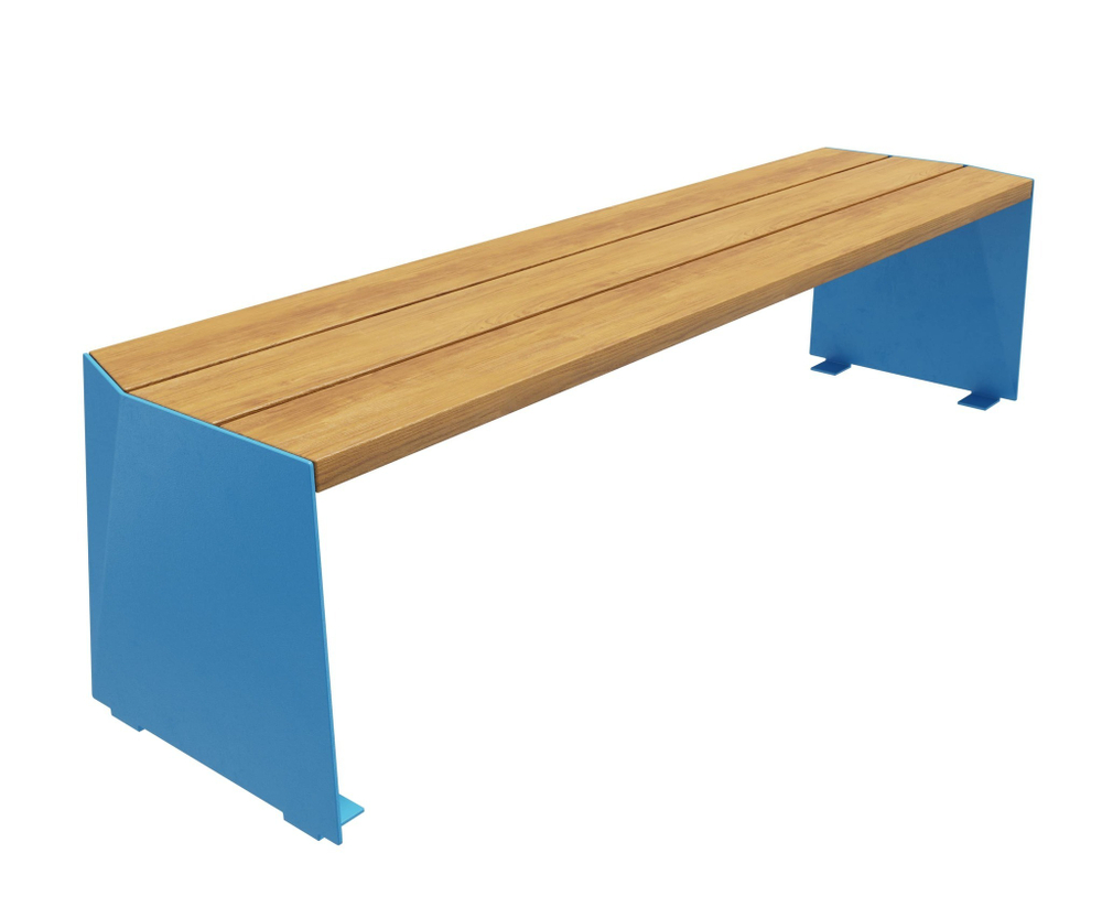 Скамейка стальная «Монс» без спинки