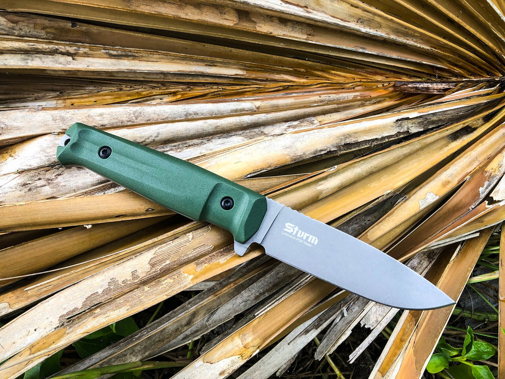 🏆Тактический нож Sturm AUS-8 StoneWash Олива