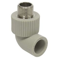 Угольник TEBO сер. PP-R комб. 20x3/4 НР (20/120), арт. 031030604