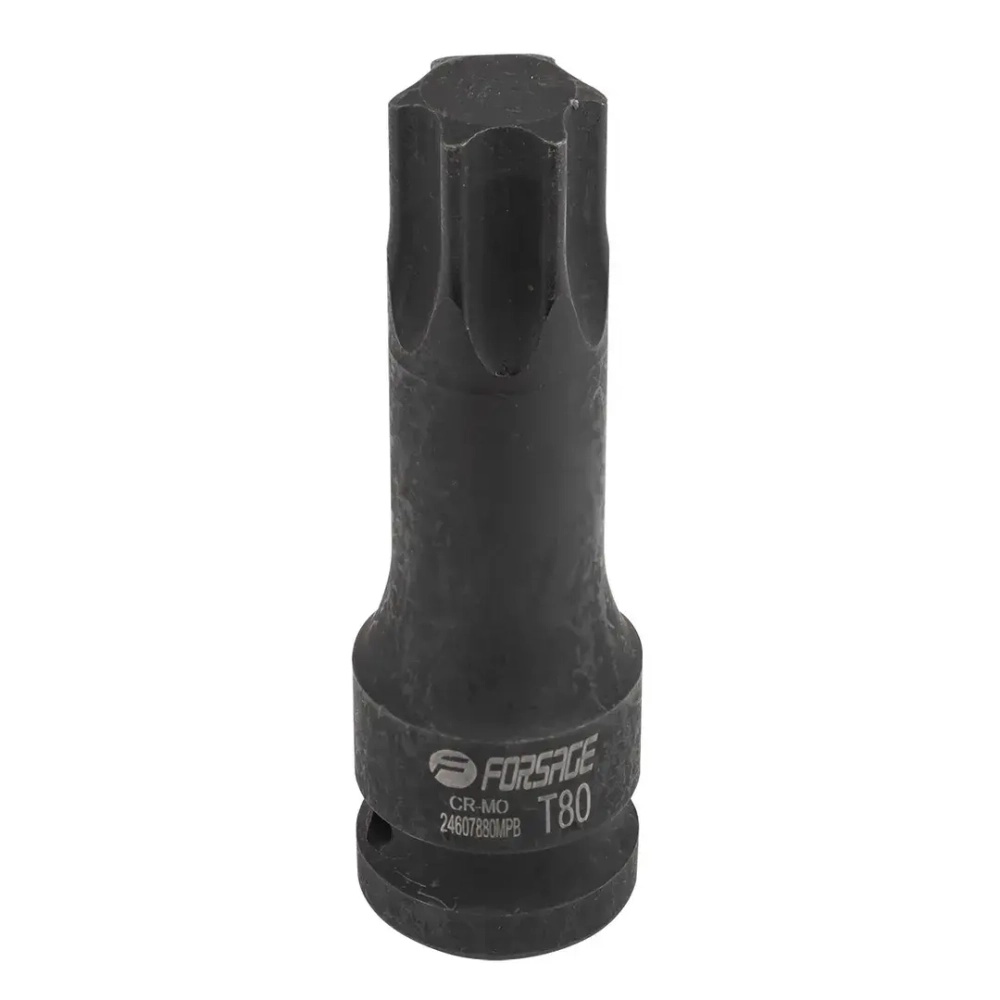Головка-бита TORX ударная T80,1/2'' Forsage F-24607880MPB