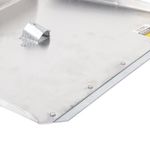 Лопата снеговая трехбортная 46х35 см, ЛА-3б алюминий 1,5 мм, планка металлическая на клепках, БЕЗ ЧЕРЕНКА, ГРАНДМАСТЕР, 700344