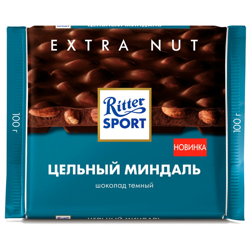 Шоколад темный Ritter Sport Цельный миндаль 100 гр