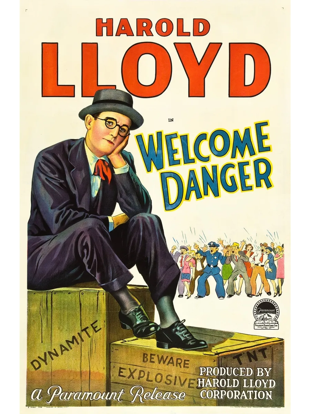 Добро пожаловать, опасность (1929) (DVD-R)