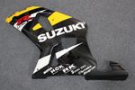 Комплект пластика для мотоцикла Suzuki GSX-R600/750 01-03 Желто-Черный