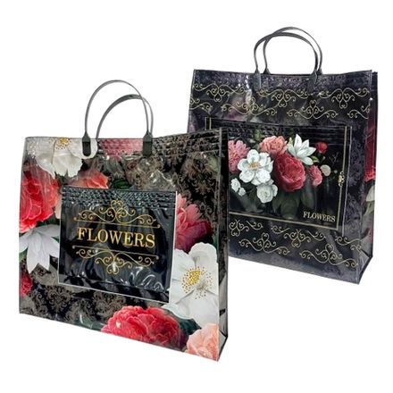 Сумка-пакет "Прелесть" 34+10x39+10см с карманами