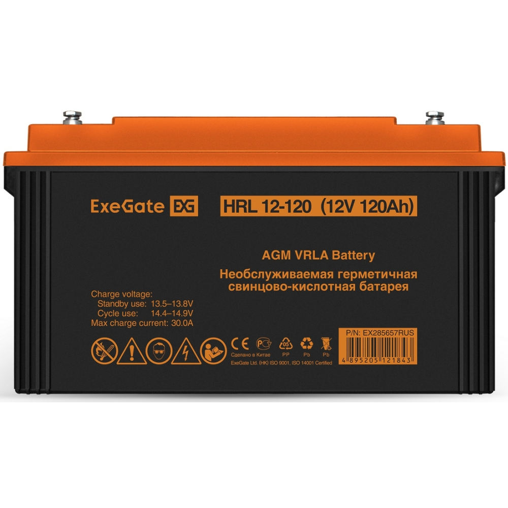 ИБП + батарея ExeGate FineSine SX-1500.LCD.AVR.2SH + 2x HRL 12-120 (120Ач)