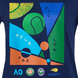 Женская теннисная футболка Australian Open T-Shirt Grand Slam - navy