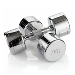 Гантель хром 7 кг (2 штуки) VictoryFit VF-CR070-2