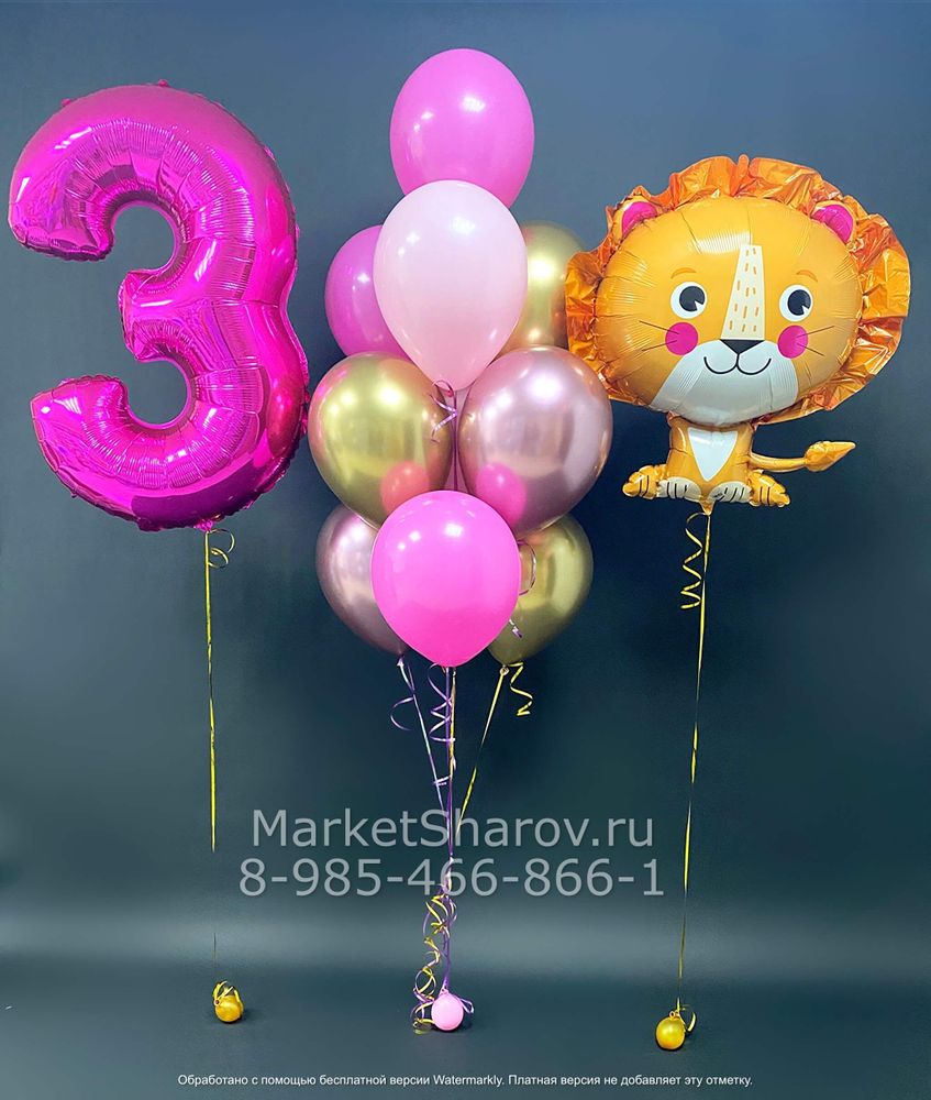 Лев, набор шаров
