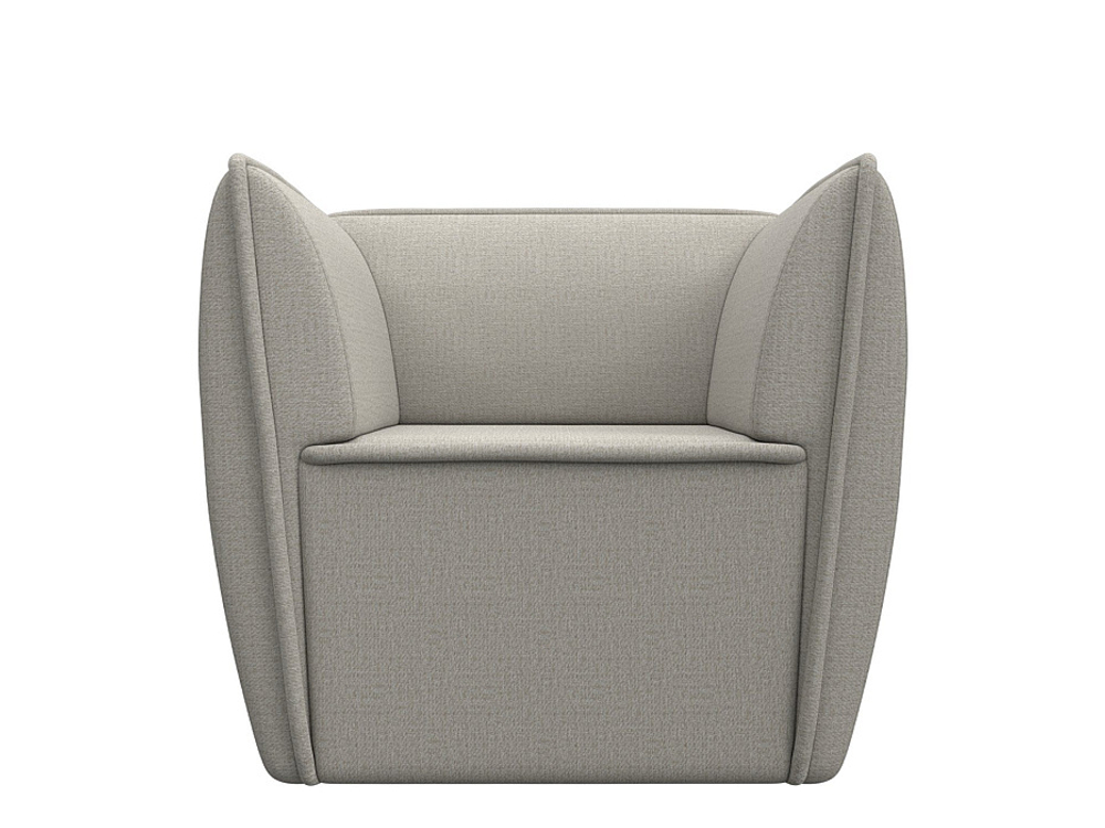 Кресло Бергамо, Амур 02 бежевый, Рогожка, 125626