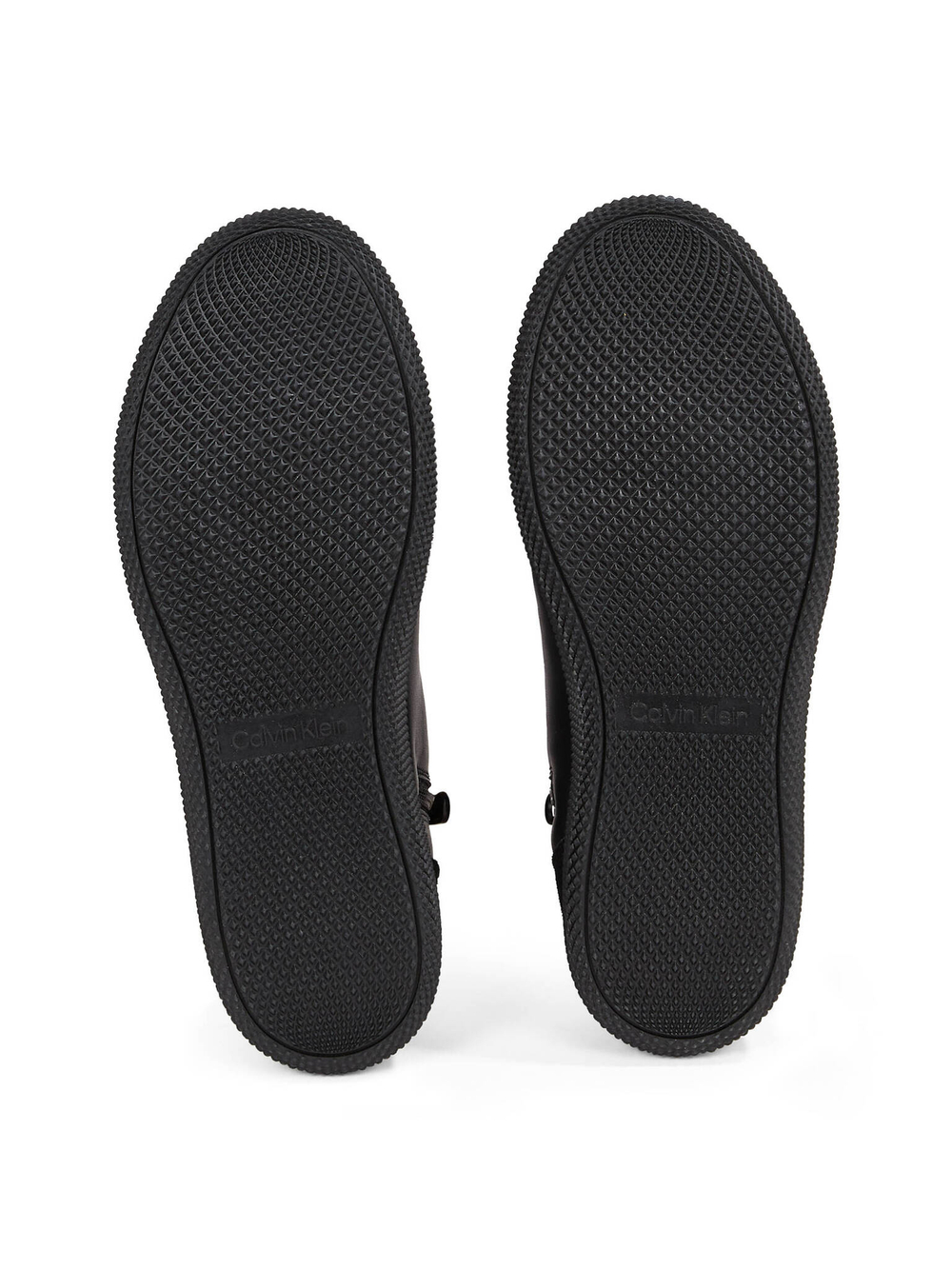 Кожаные кроссовки Calvin Klein - черный(HM0HM01586)