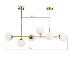 Kink Light 07622-6,19-01 Люстра Ирда черный/белый