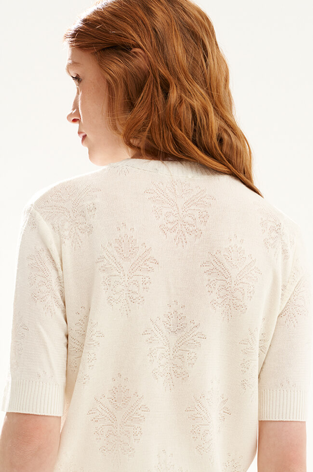 23536 Джемпер женский (молочный)