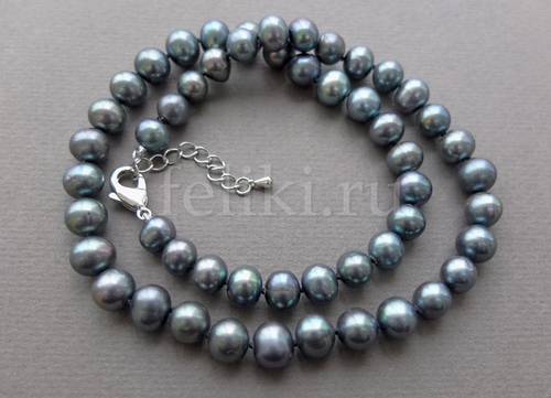 Бусы из жемчуга (ж-0228-8-45)