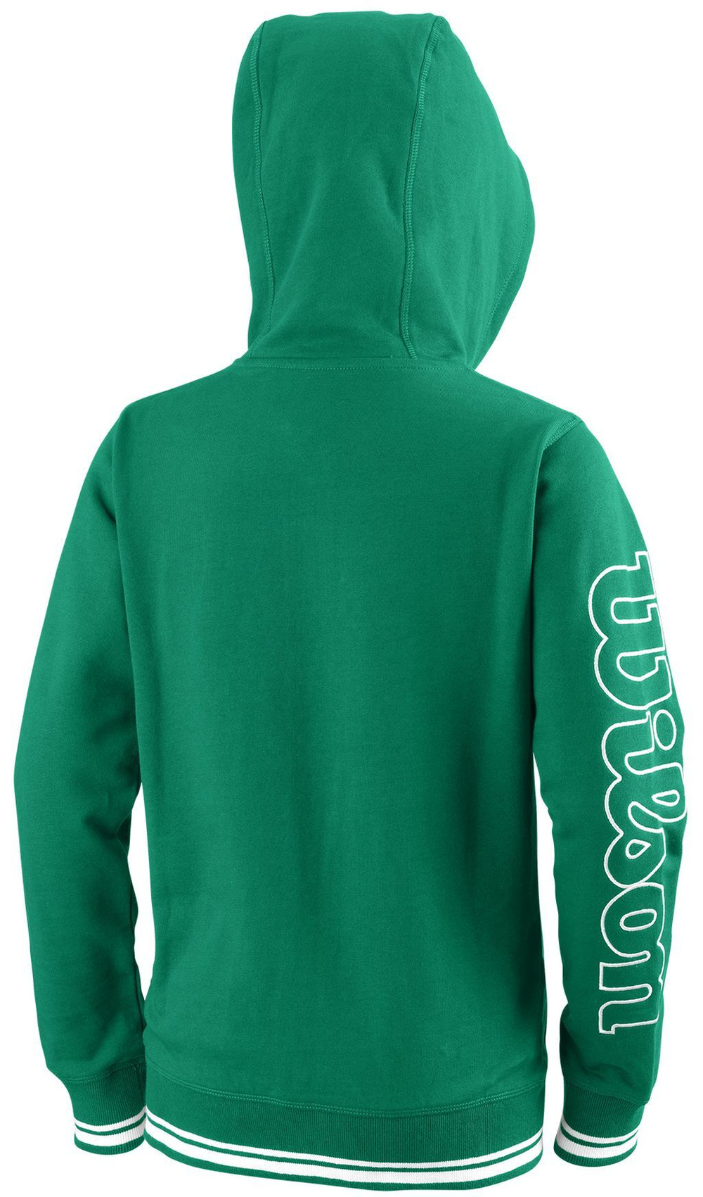 Кофта для мальчика теннисная Wilson Y Team II FZ Hoody - team green