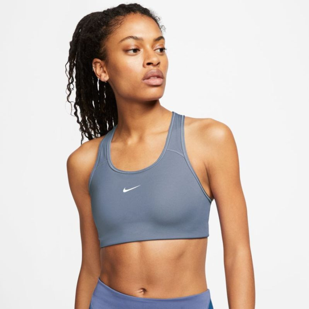ТОП теннисный Nike Swoosh Bra Pad W - ashen slate/white