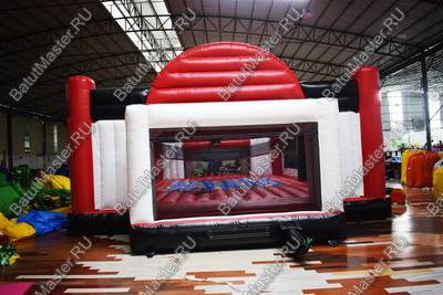 Надувная спортивная площадка "Три в одном", 16*8*2,2 м