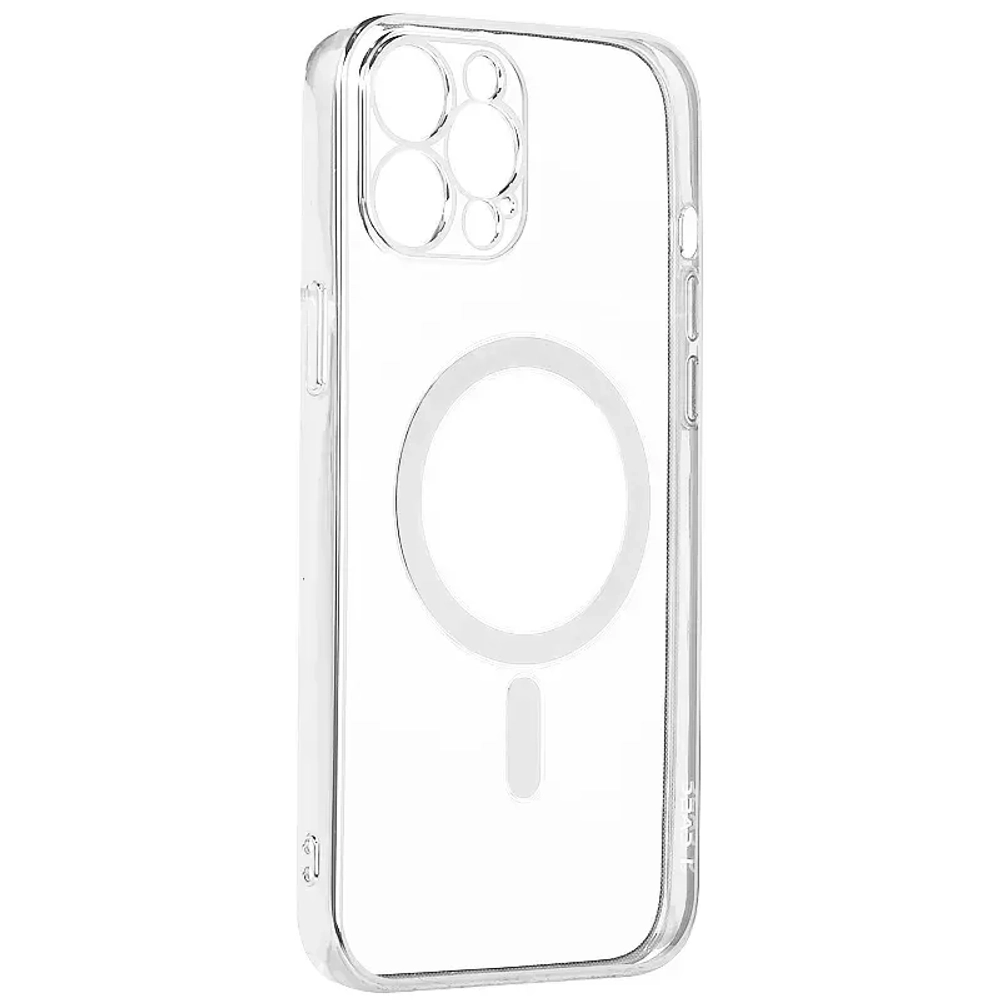 Чехол-накладка J-Case Magsafe Series для Apple iPhone 13 Pro Max силиконовый (прозрачный)