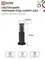 Светильник уличный напольный ТБУ SMOKY-SP300-1xA60-BL алюминиевый 300мм черный IP54 IN HOME