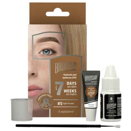 Набор для окрашивания BRONSUN, цвет светло-коричневый #5