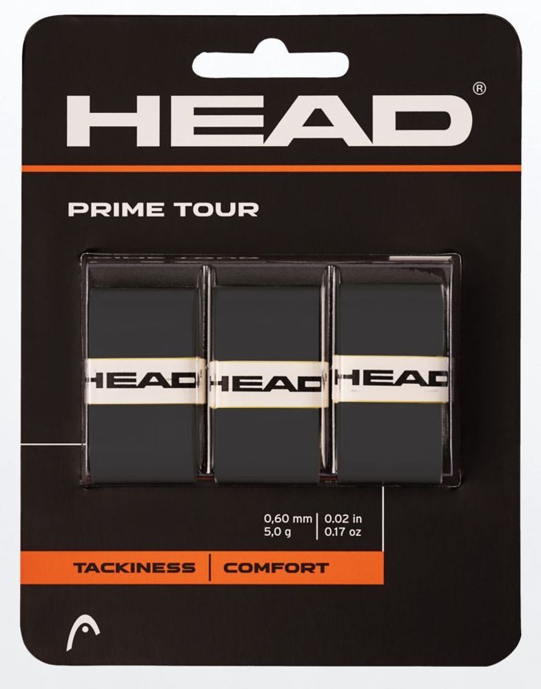 Теннисные намотки Head Prime Tour 3P - black