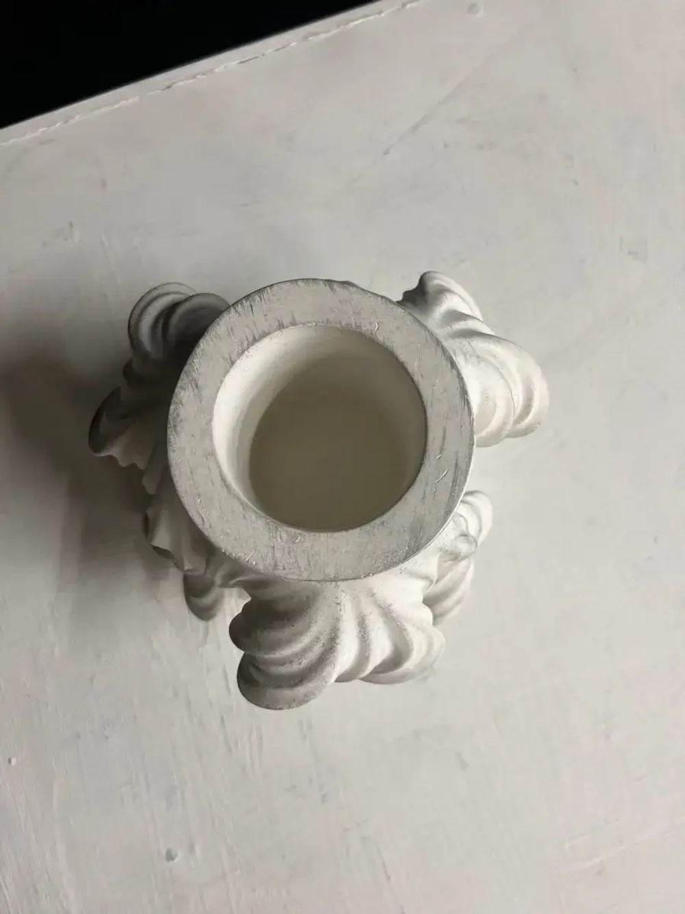 Кашпо гипсовое "Вечность" - Ваза интерьерная Декор