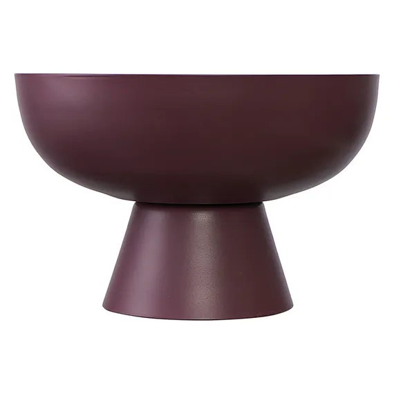 Блюдо на ножке vivlend, D21 см, сливовое