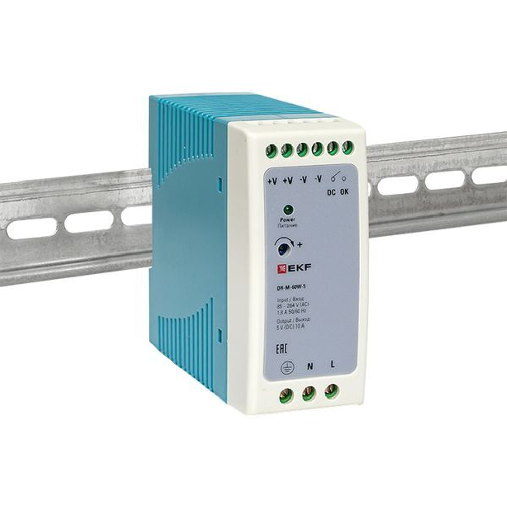 Блок питания  EKF DR-M-60W-5