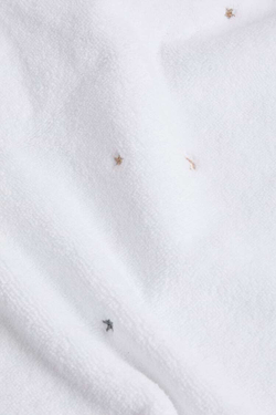 ZARA HOME ДЕТСКОЕ ПОЛОТЕНЦЕ MOON, БЕЛЫЙ