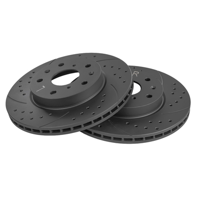 Диск тормозной передний перфорированный PRO-Line с покрытием (компл.2 шт) SUZUKI SX4 GANZ GIJ10074S