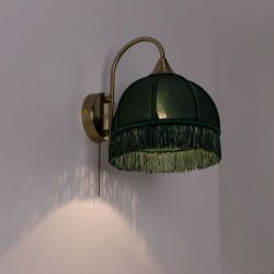 Citilux Базель CL407312 Бра с зелёным абажуром и выключателем