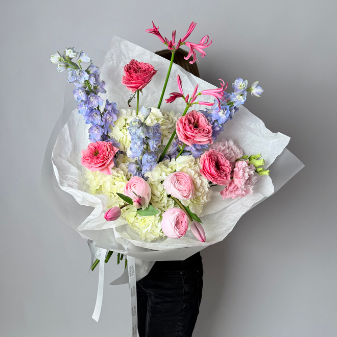 Авторский букет Малиновы сорбет