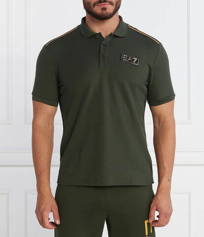 Поло EA7 - зеленый(6RPF10 PJRYZ)