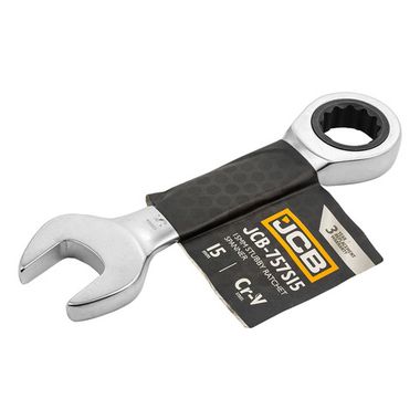 Ключ трещоточный короткий 15мм JCB JCB-757S15