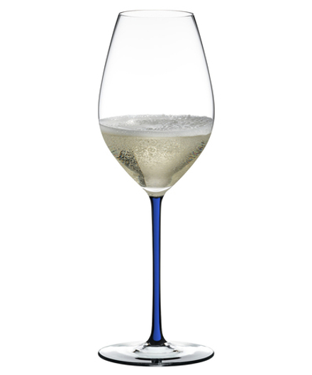 Riedel Fatto a Mano Фужер Champagne Wine Glass 445мл с синей ножкой