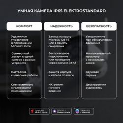 Видеокамера безопасности Elektrostandard WF 76500/01