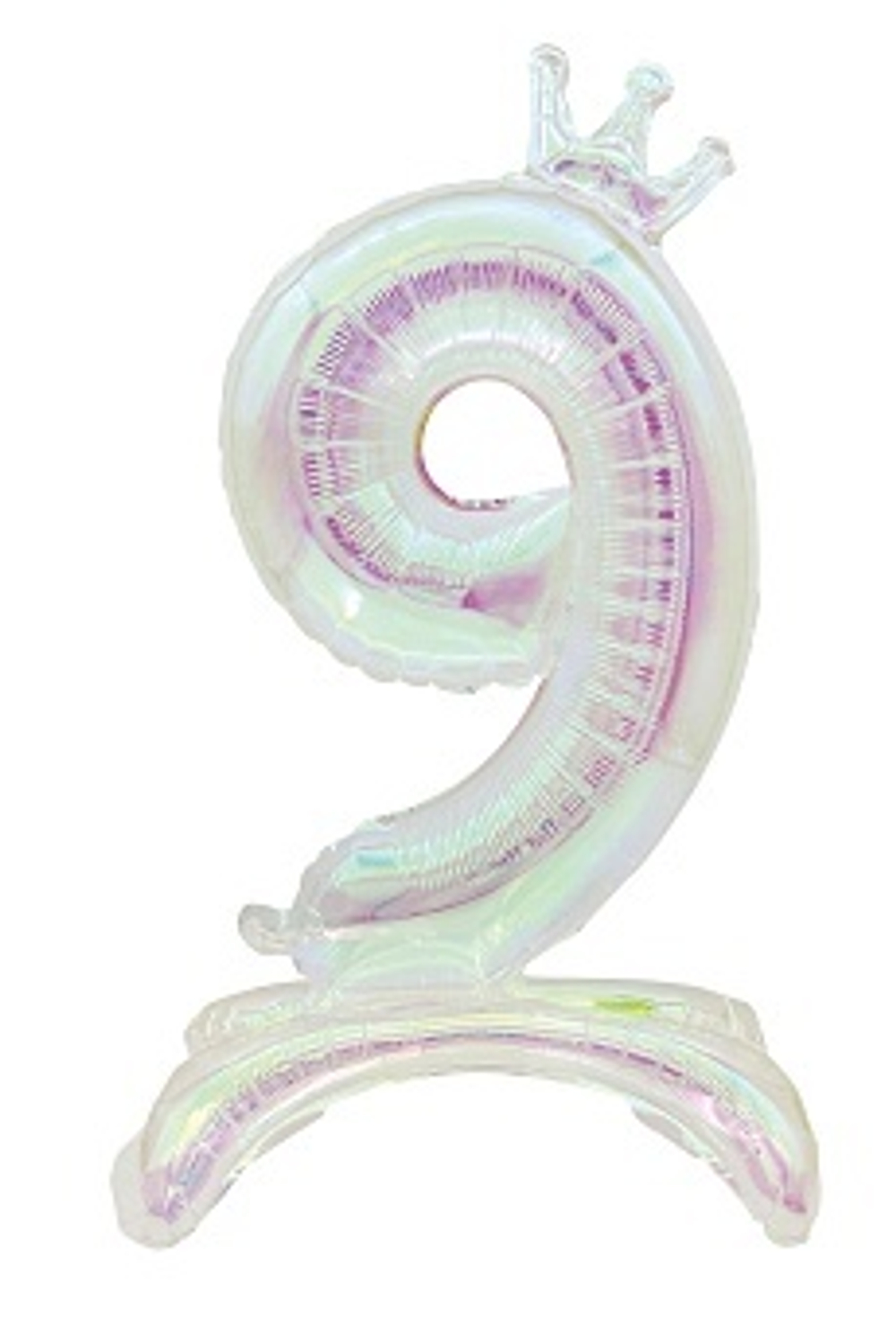 К Цифра 9 Корона на подставке Хамелеон 32''/81 см.