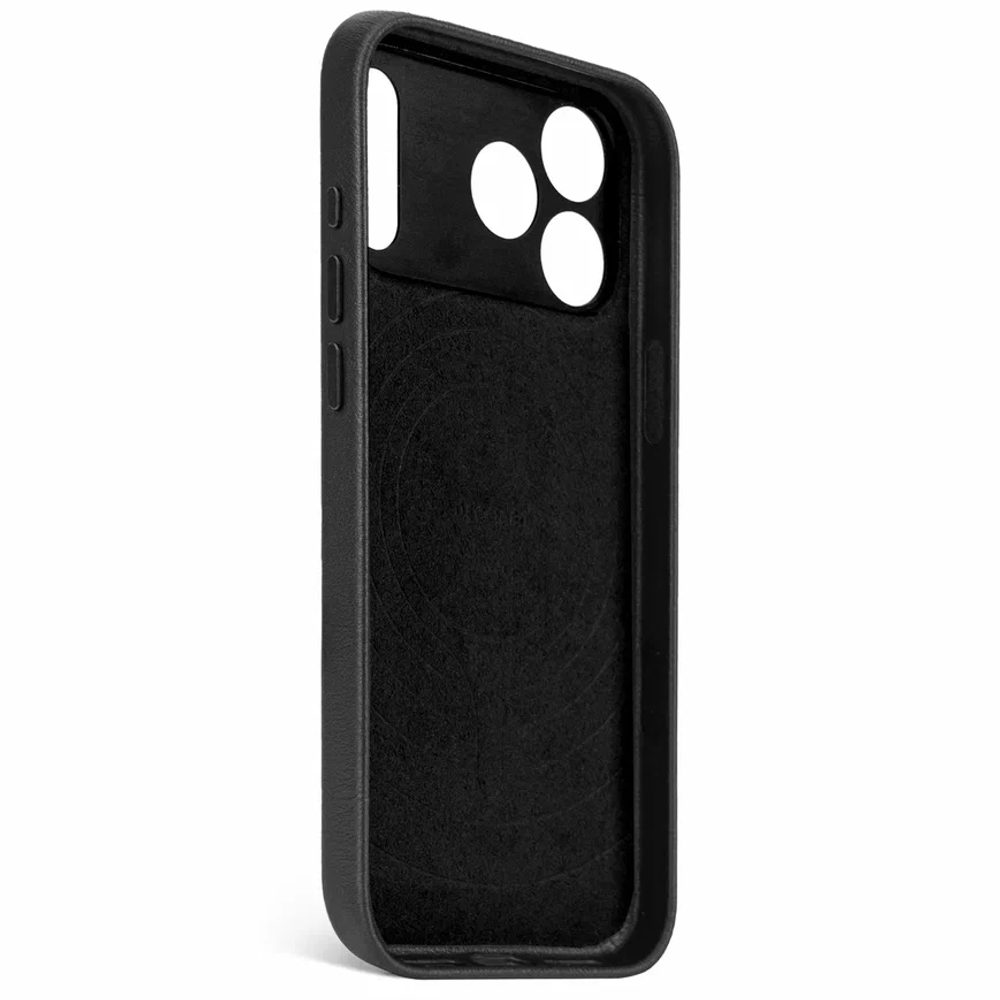 Чехол Decoded Leather Backcover для iPhone 17 Pro Max черный