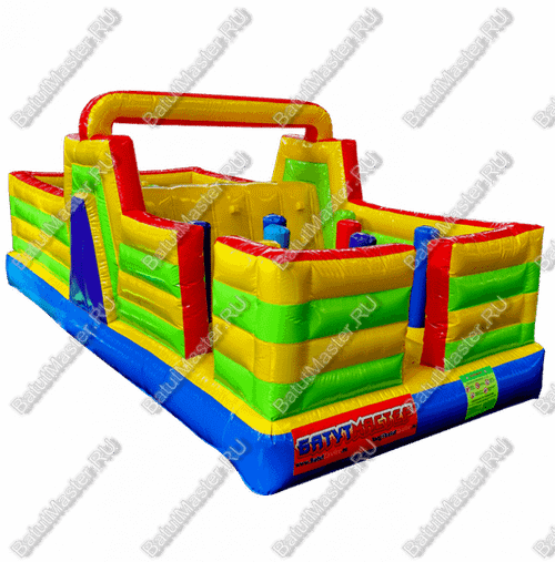 Спортивный надувной игровой батут "Увлекательная полоса мини"
