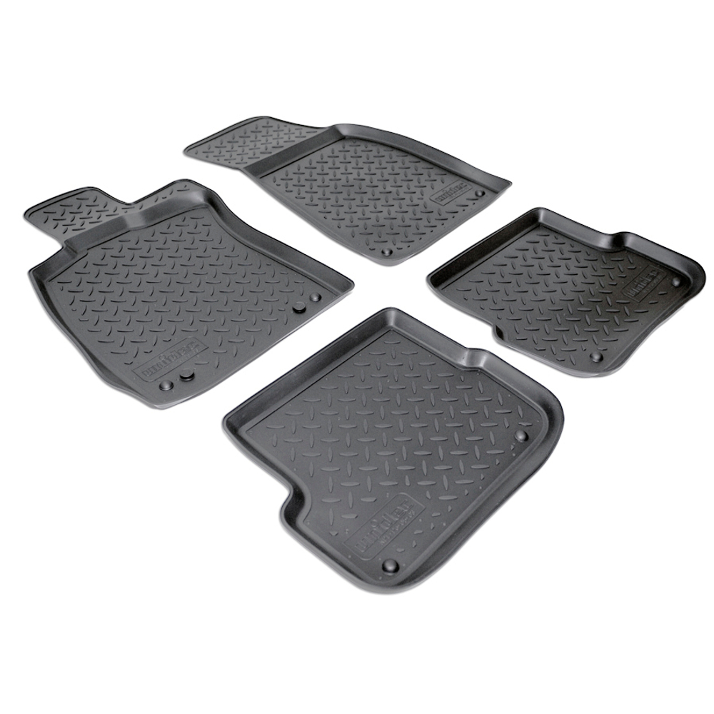 Ковры в салон Norplast/Unidec для Audi A6 в кузове 4F:C60 (2004-2011), Черный, арт.NPL-Po-05-03
