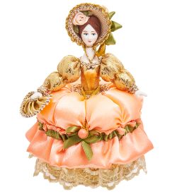 Народные промыслы RK-733/ 9 Кукла-шкатулка «Дама с веером»