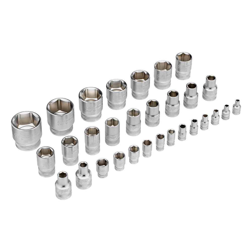 Набор инструментов, 1/4", 1/2", CrV, 120 зубьев, 115 предметов Gross
