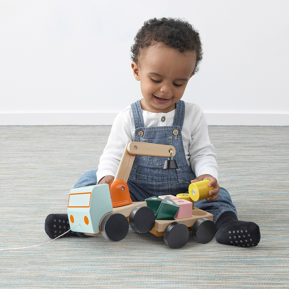 Игрушечный кран IKEA UPPSTA (УППСТО), Дерево