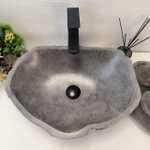 Раковина из речного камня RS-63461 (50*37*15) 0122