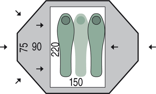 Палатка Pinguin Taifun 2