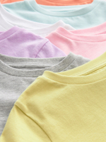 Футболка для девочки Next 670-540, 7 шт., Розовый, Голубой, Серый, Белый